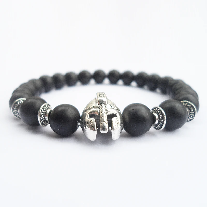 Demon Slayer Anime Vintage Onyx Matte Beads Chevalier Knight Helmet Bracelet Charms Yoga Pulseras Homme Men Lover's Jewelry
Demon Slayer Anime Vintage Onyx Matte Beads Chevalier Knight Helmet Bracelet Charms Yoga Pulseras Homme Men Lover's Jewelry