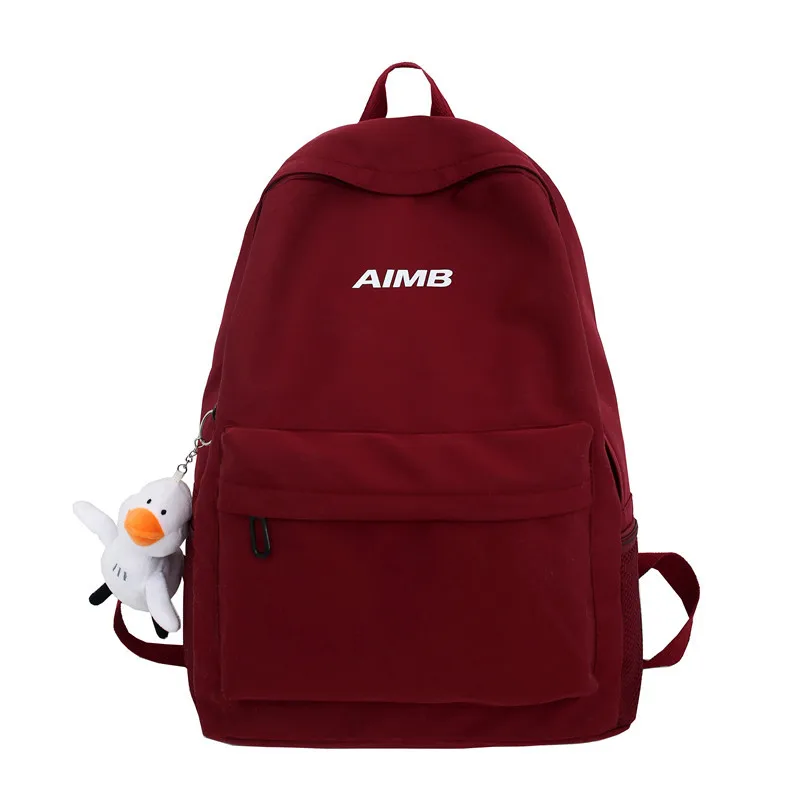 New Casual Travel Back Bag Solid Color Female Student Schoolbag Teenage Girls Preppy Style Schoolbags
New Casual Travel Back Bag Solid Color Female Student Schoolbag Teenage Girls Preppy Style Schoolbags
