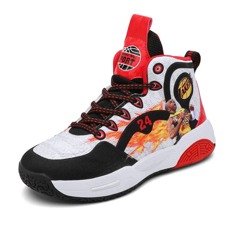 Boys basketball shoes 2022 new sports shoes Primary school children running shoes fashion high-top shoes
Boys basketball shoes 2022 new sports shoes Primary school children running shoes fashion high-top shoes