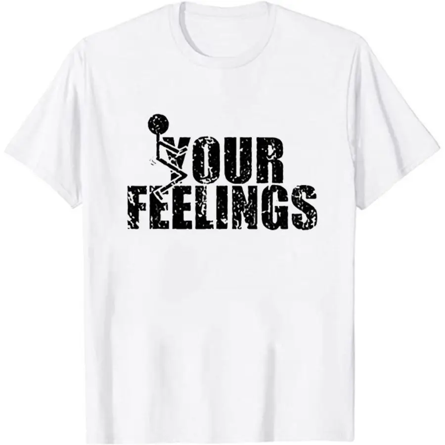 Fashion 2021 Fuck Your Feelings Vintage T-Shirt Funny Print Short Sleeves T Shirt Casual XS-3XL Top Tee
Fashion 2021 Fuck Your Feelings Vintage T-Shirt Funny Print Short Sleeves T Shirt Casual XS-3XL Top Tee