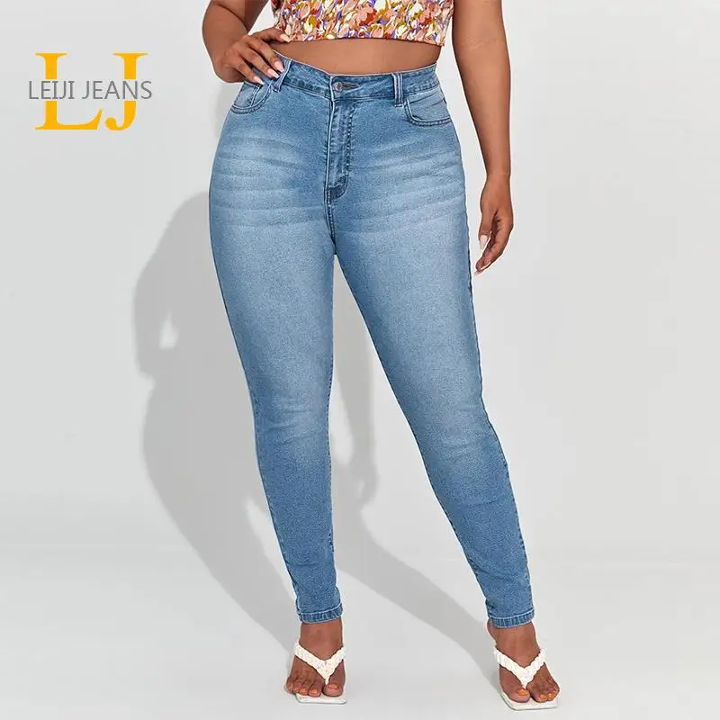 2022 Plus Size Summer Thin Stretchy High Waist Women Skinny Jeans Elastic Curve Mom Pencil Slim Full Length Denim Jeans Pants
2022 Plus Size Summer Thin Stretchy High Waist Women Skinny Jeans Elastic Curve Mom Pencil Slim Full Length Denim Jeans Pants