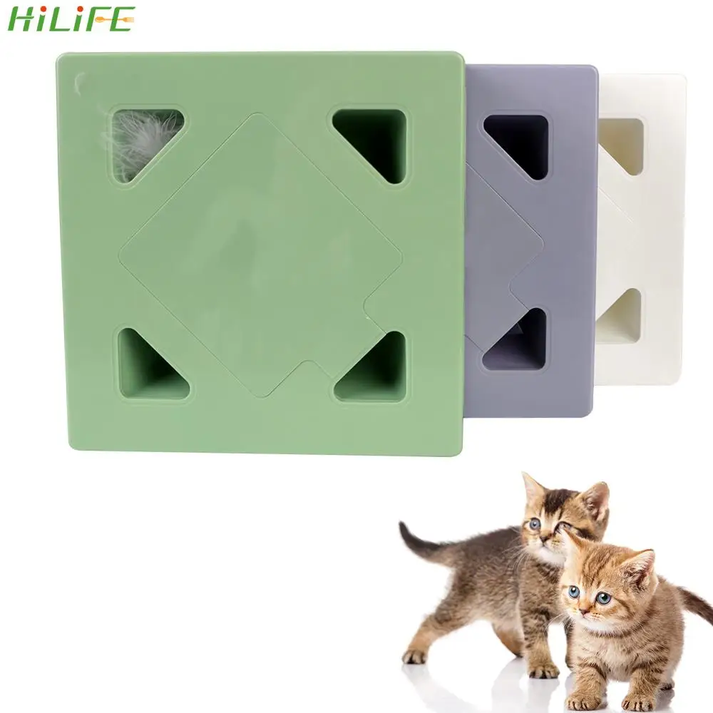 Electric Cat Toy Selfplay Exercise Toys for Cat Interactive Sqaure Magic Box Automatic Cat Feather Toy Teasing Cat Stick Game
Electric Cat Toy Selfplay Exercise Toys for Cat Interactive Sqaure Magic Box Automatic Cat Feather Toy Teasing Cat Stick Game