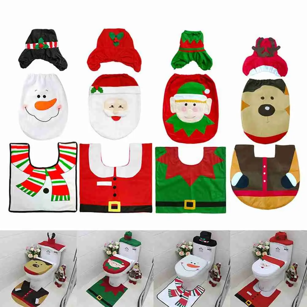 Cartoon Santa Claus Bathroom Accessories DIY Craft Christmas Supplies Xmas Decor Toilet Decoration Toilet Seat Cover
Cartoon Santa Claus Bathroom Accessories DIY Craft Christmas Supplies Xmas Decor Toilet Decoration Toilet Seat Cover