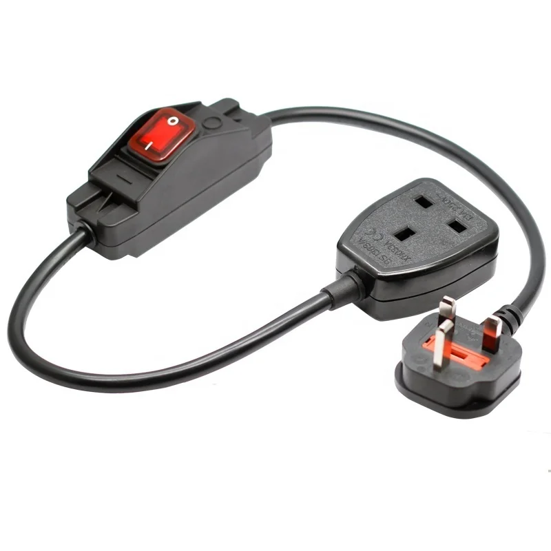 BS UK On Offf Inline Cord foot Switch With H05VV-F cables with xx-308 25A inline waterproof switch
BS UK On Offf Inline Cord foot Switch With H05VV-F cables with xx-308 25A inline waterproof switch