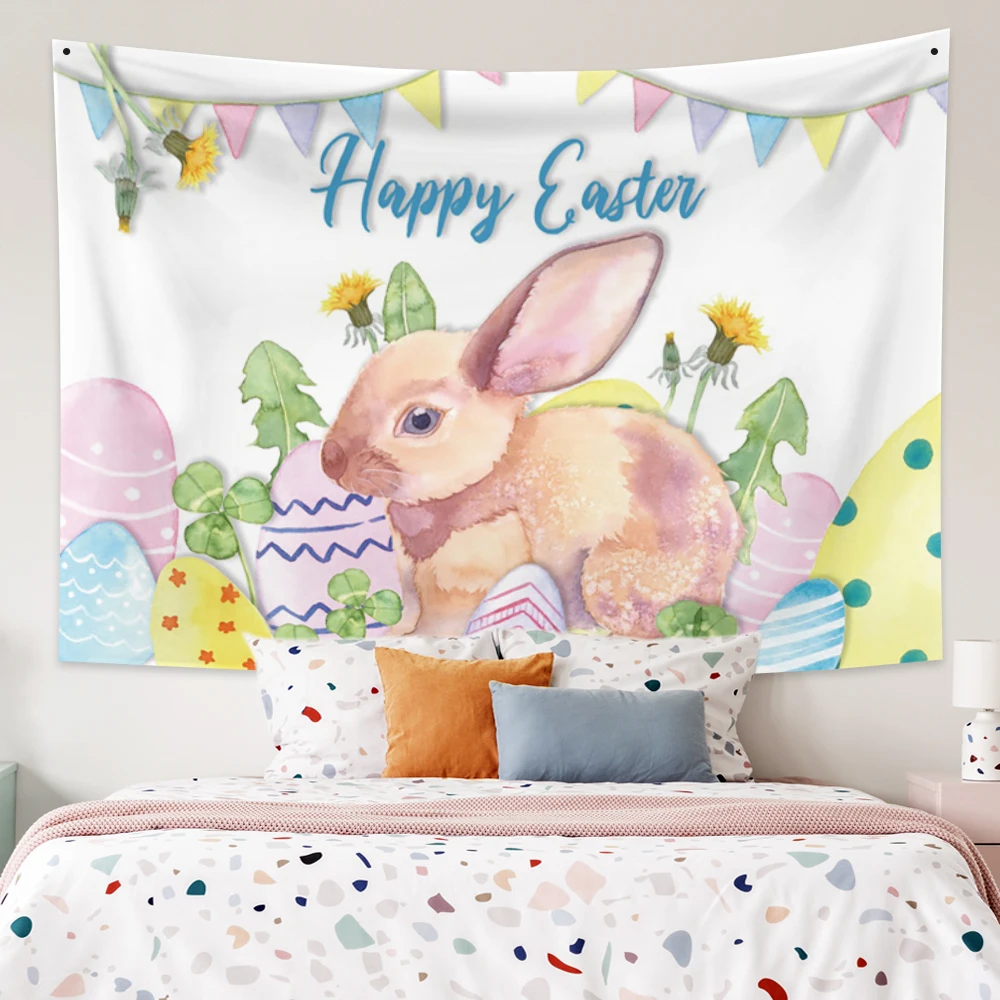 Laeacco Happy Easter Day Tapestry Cute Rabbit Pink Wall Hanging Decor Kids Bedroom Wall Cover Blankets Polyester Fabric
Laeacco Happy Easter Day Tapestry Cute Rabbit Pink Wall Hanging Decor Kids Bedroom Wall Cover Blankets Polyester Fabric