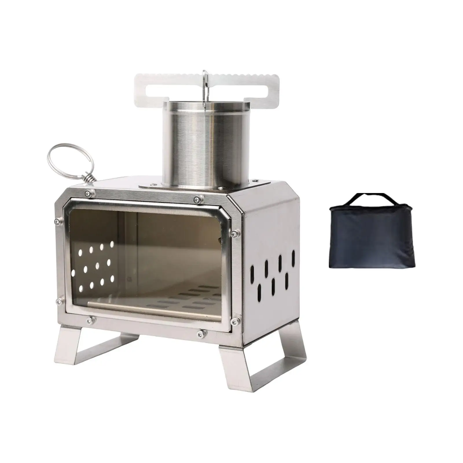 Compact Camping Stove Wood Stove Stainless Steel Tent Stove Stove for Outdoor Winter Backpacking Backyard Hiking
Compact Camping Stove Wood Stove Stainless Steel Tent Stove Stove for Outdoor Winter Backpacking Backyard Hiking
