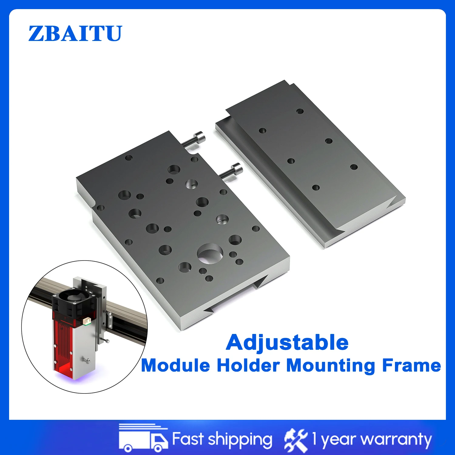 Engraving Laser Head Z Axis Slide Way Lifting Frame Adjustable Module Fixed Holder Bracket for Engraver CNC Woodworking Machine
Engraving Laser Head Z Axis Slide Way Lifting Frame Adjustable Module Fixed Holder Bracket for Engraver CNC Woodworking Machine