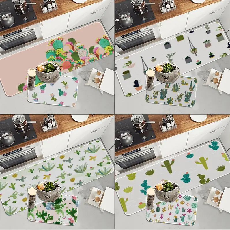 Flower Cactus Entrance Door Mat Washable Non-Slip Living Room Sofa Chairs Area Mat Kitchen Welcome Rug
Flower Cactus Entrance Door Mat Washable Non-Slip Living Room Sofa Chairs Area Mat Kitchen Welcome Rug