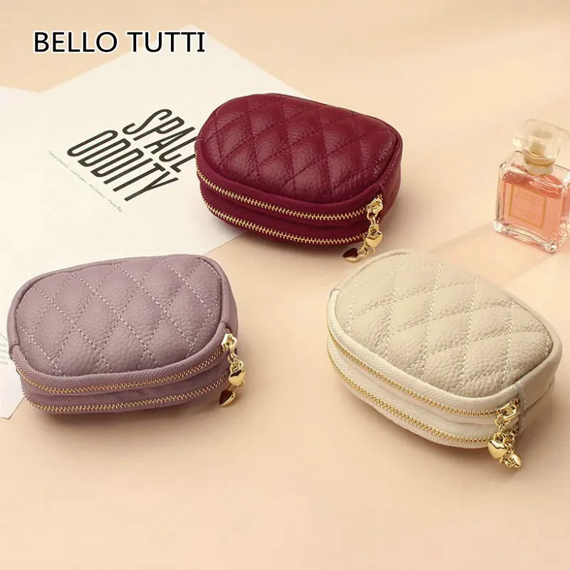 BELLO TUTTI Women New Small Change Key Case Fashion Cowhide Short Zipper Wallet Girl Genuine Leather Card Coin Purse Clutch Bag
BELLO TUTTI Women New Small Change Key Case Fashion Cowhide Short Zipper Wallet Girl Genuine Leather Card Coin Purse Clutch Bag
