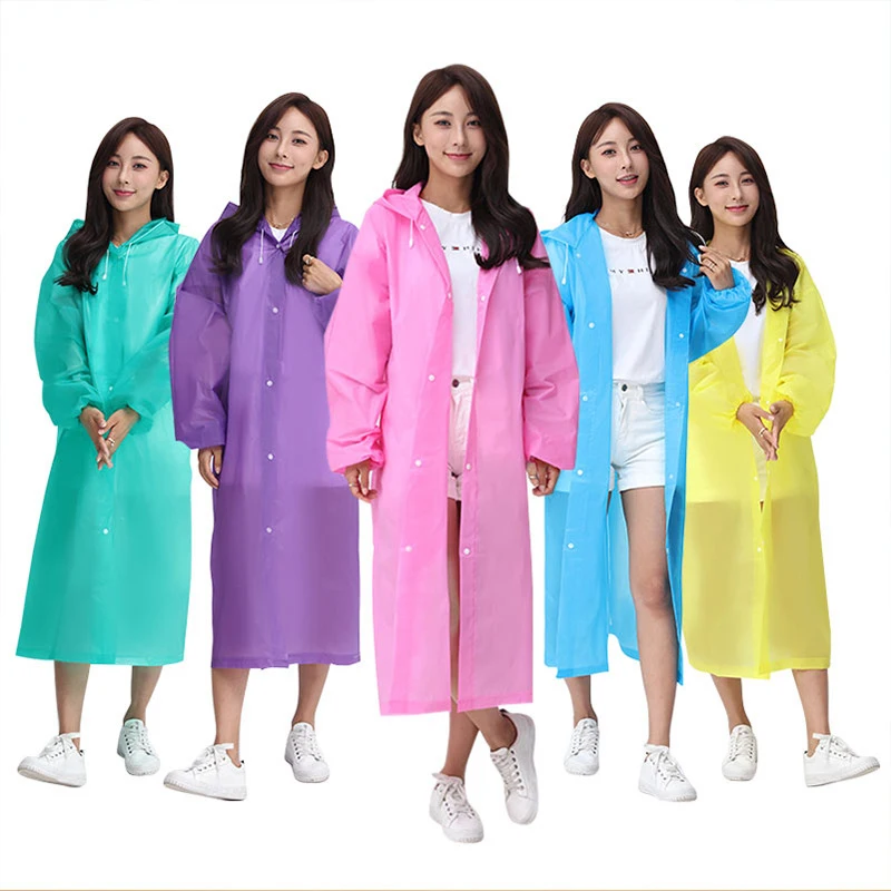 Women Men Raincoat Outdoor Rainwear Frosted Thickened Adult Clear Portable EVA Hooded Rain Jacket Reusable Impermeable
Women Men Raincoat Outdoor Rainwear Frosted Thickened Adult Clear Portable EVA Hooded Rain Jacket Reusable Impermeable