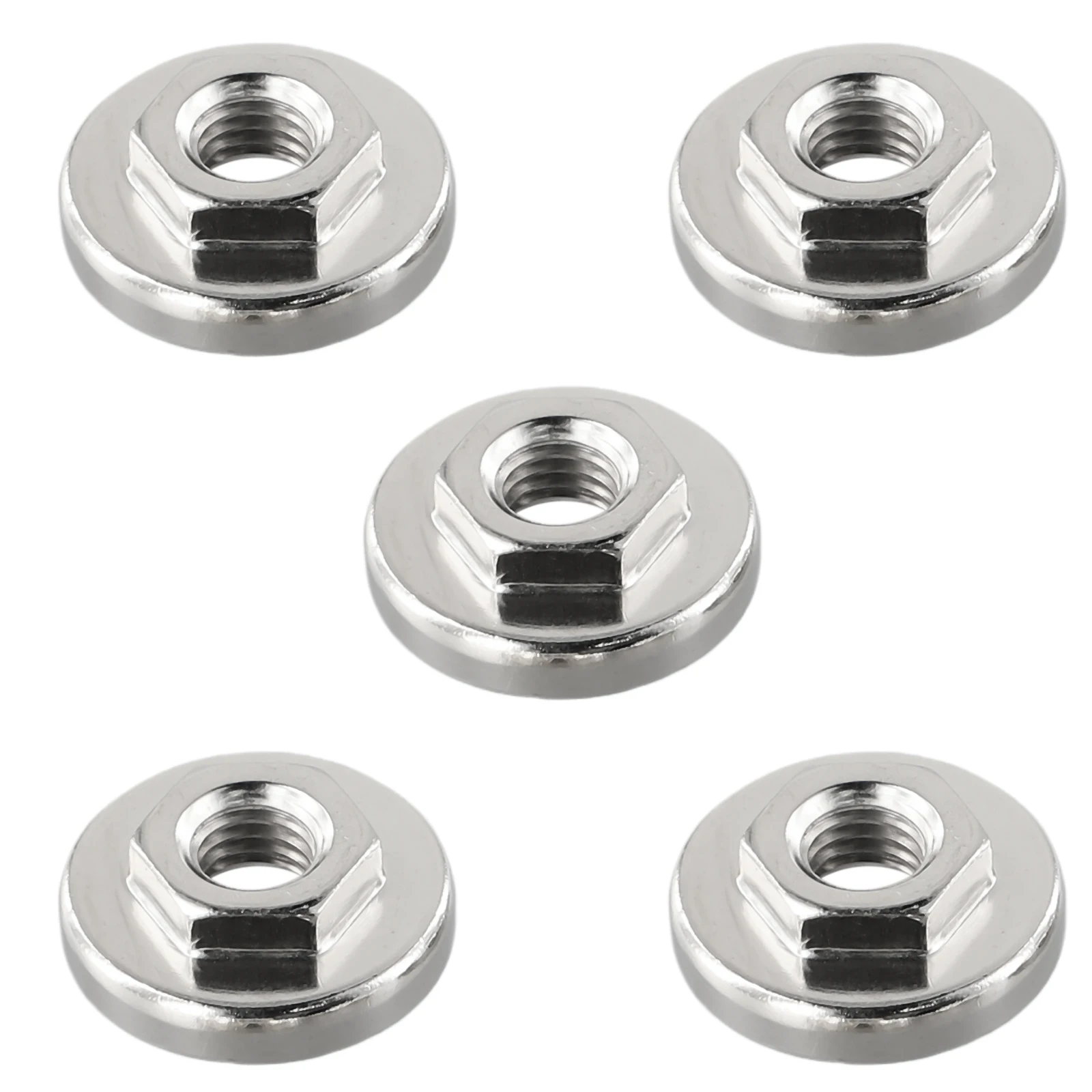 100 Type Angle Grinder Nuts 30mm 5pcs Anti-wear M10 Silver Stainless Steel Angle Grinder Tool Accessories Durable
100 Type Angle Grinder Nuts 30mm 5pcs Anti-wear M10 Silver Stainless Steel Angle Grinder Tool Accessories Durable