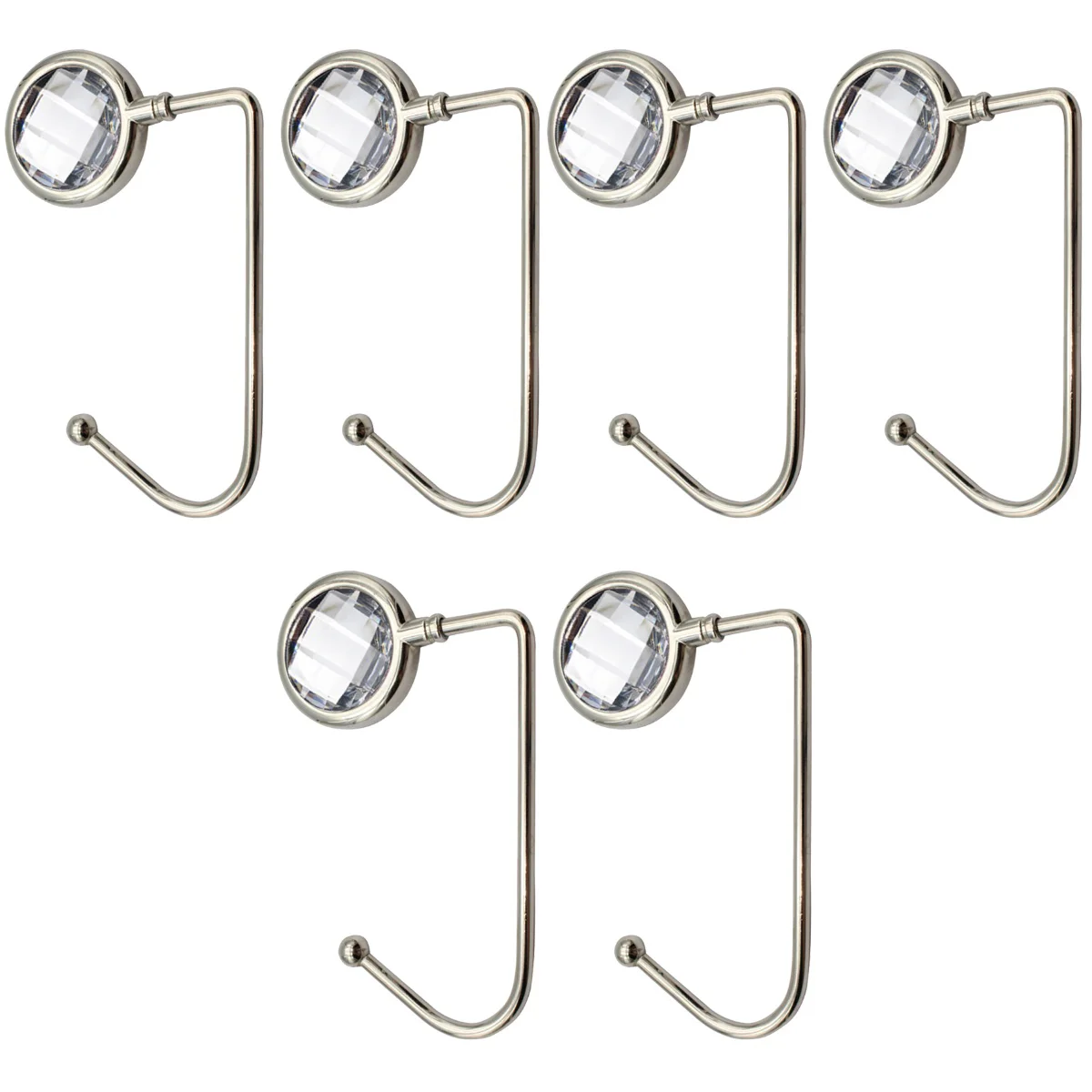 6 pcs Alloy Bag Hooks Table Side Hooks Handbag Hangers Desktop Pouch Holders Durable Purse Hook (White)
6 pcs Alloy Bag Hooks Table Side Hooks Handbag Hangers Desktop Pouch Holders Durable Purse Hook (White)