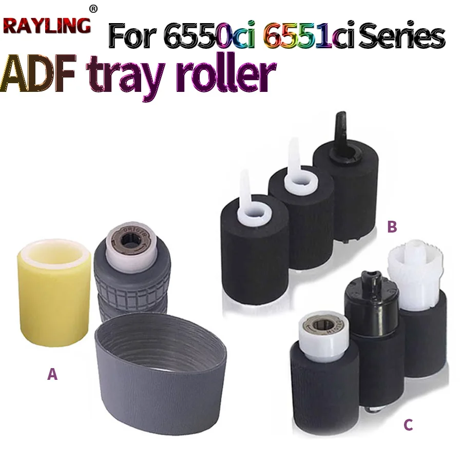 ADF Tray Pickup Roller For Kyocera 4501i 6500ci 8000i 6501i 8001i 7550ci 7551ci 6550ci 6551ci 7052ci 8052ci 7053 7353 8053 8353
ADF Tray Pickup Roller For Kyocera 4501i 6500ci 8000i 6501i 8001i 7550ci 7551ci 6550ci 6551ci 7052ci 8052ci 7053 7353 8053 8353