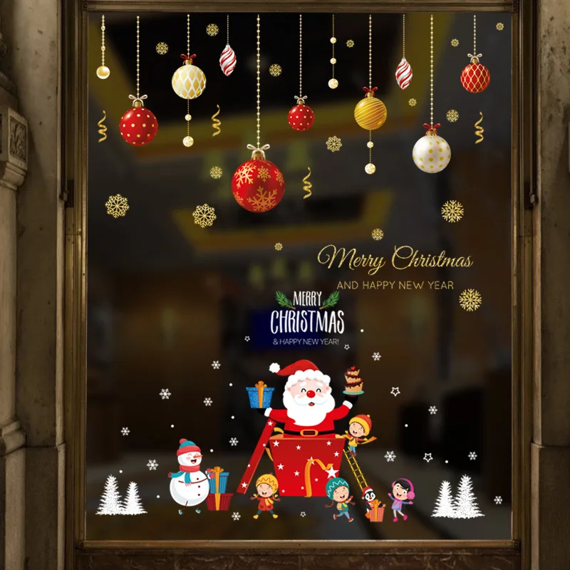 2023 New Christmas Wall Stickers Decoration Beautify Shop Glass Window Weihnachtsdeko Gold Christmas Wall Ornament Sticker
2023 New Christmas Wall Stickers Decoration Beautify Shop Glass Window Weihnachtsdeko Gold Christmas Wall Ornament Sticker