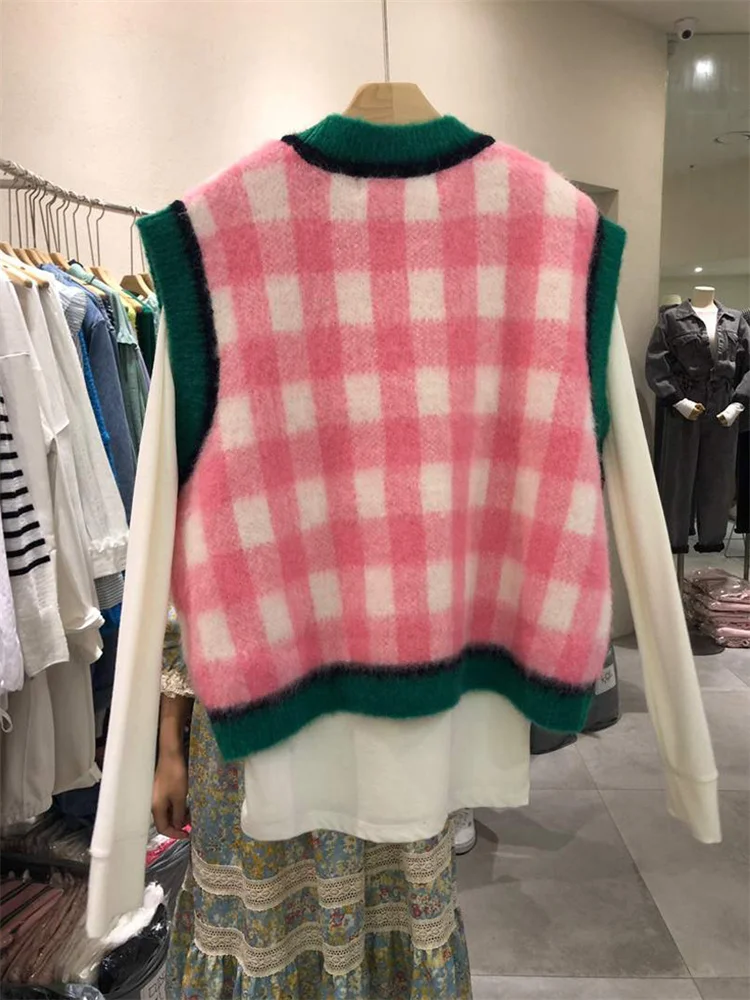 Moyizif 2022 южнокорейский трикотажный пуловер жилет женский новый весенний цвет подходящий o-образный вырез жилеты Женский свитер в шотландску...
Moyizif 2022 южнокорейский трикотажный пуловер жилет женский новый весенний цвет подходящий o-образный вырез жилеты Женский свитер в шотландску...