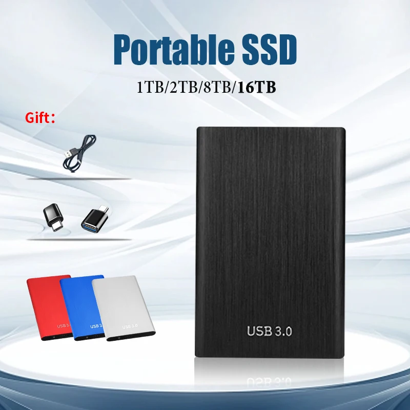 Portable 1TB SSD 3.0 External Hard Drive Large Capacity Storage 2TB High Speed Mobile Hard Drive for Desktop/Laptop/Android
Portable 1TB SSD 3.0 External Hard Drive Large Capacity Storage 2TB High Speed Mobile Hard Drive for Desktop/Laptop/Android