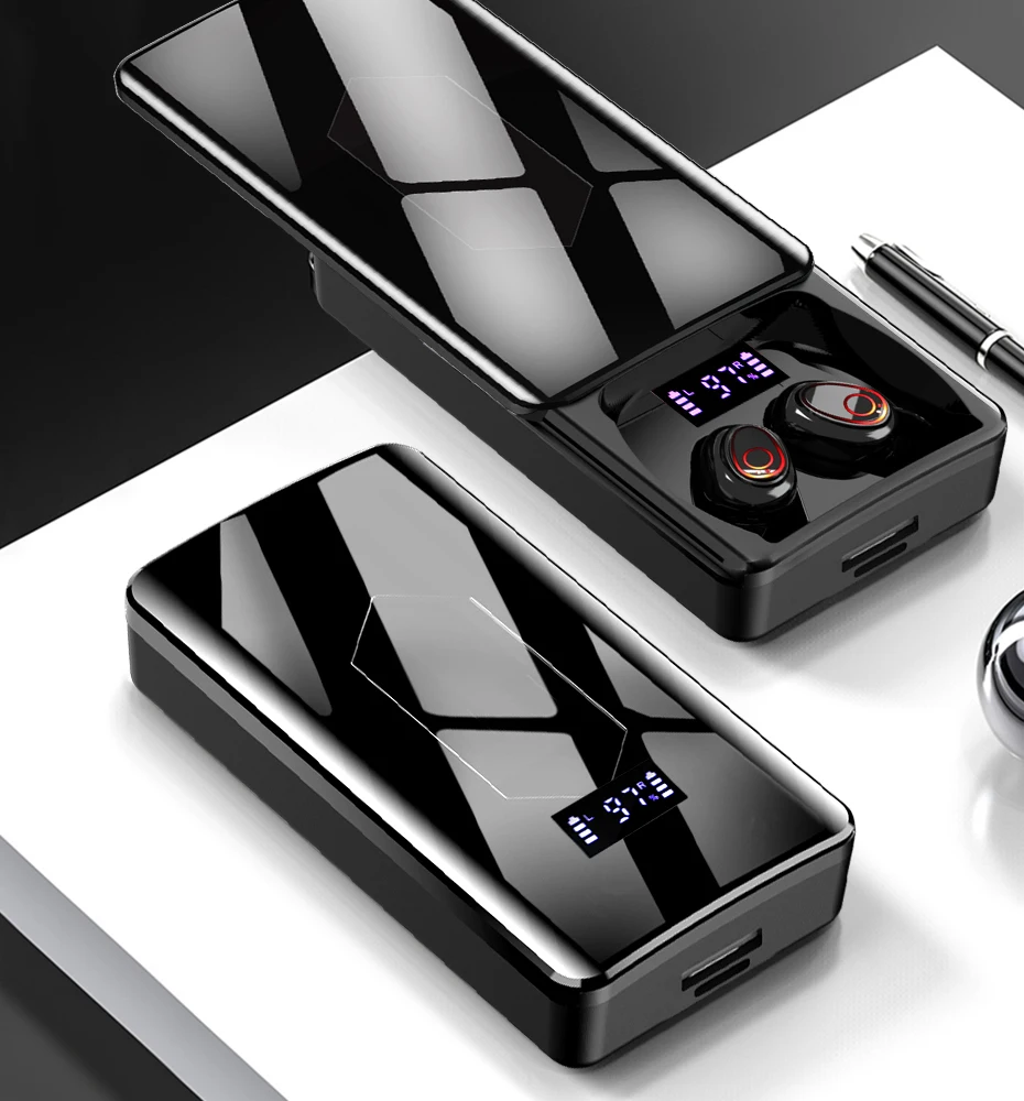 10PCS LOT Y8 TWS Bluetooth Earphones with 10000mAh Charge Case Power Bank Wireless 9D Stereo Sports Waterproof Earbuds Headsets
10PCS LOT Y8 TWS Bluetooth Earphones with 10000mAh Charge Case Power Bank Wireless 9D Stereo Sports Waterproof Earbuds Headsets