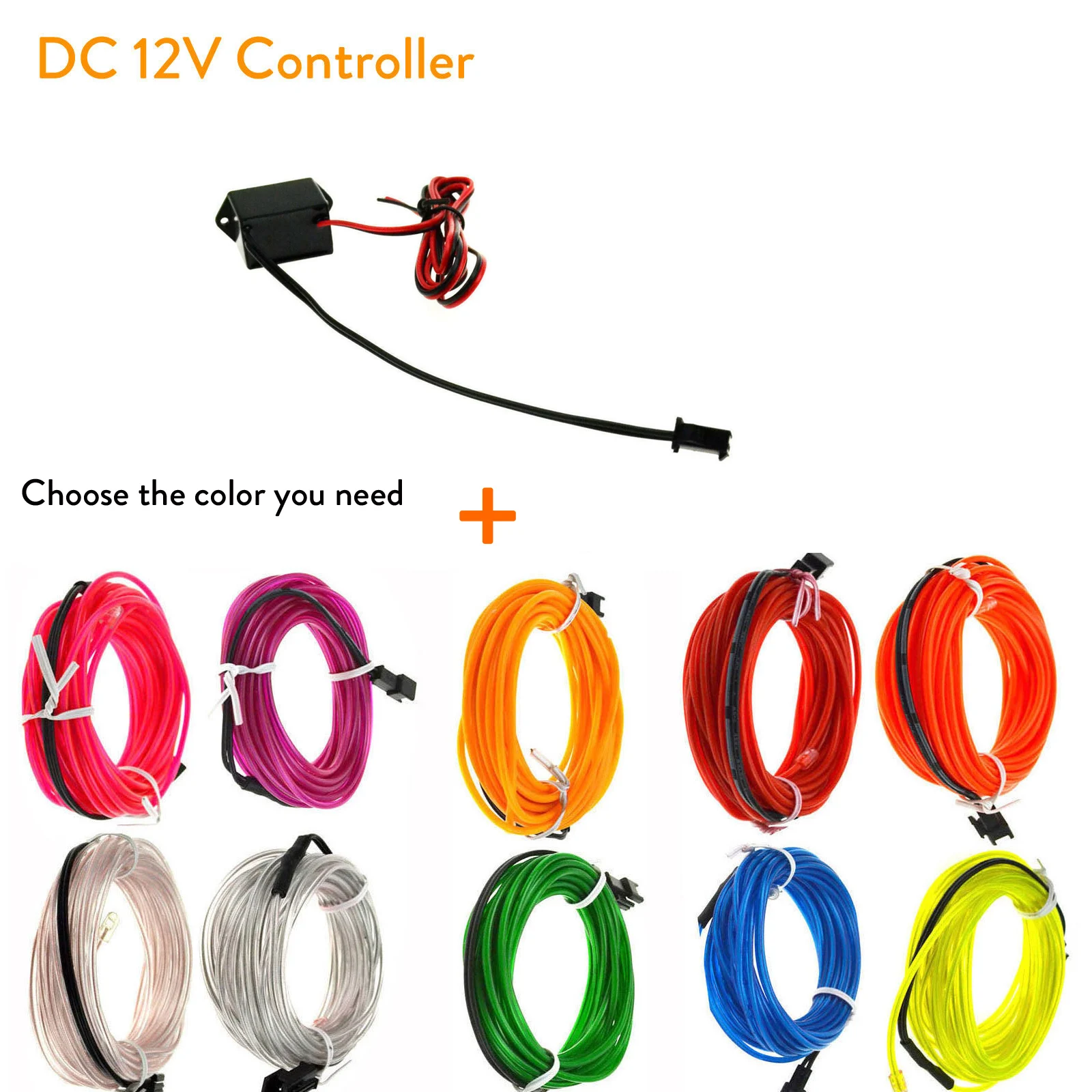 YORYZENG Гибкая светодиодная лента EL Wire 5V 3V 12V
YORYZENG Гибкая светодиодная лента EL Wire 5V 3V 12V