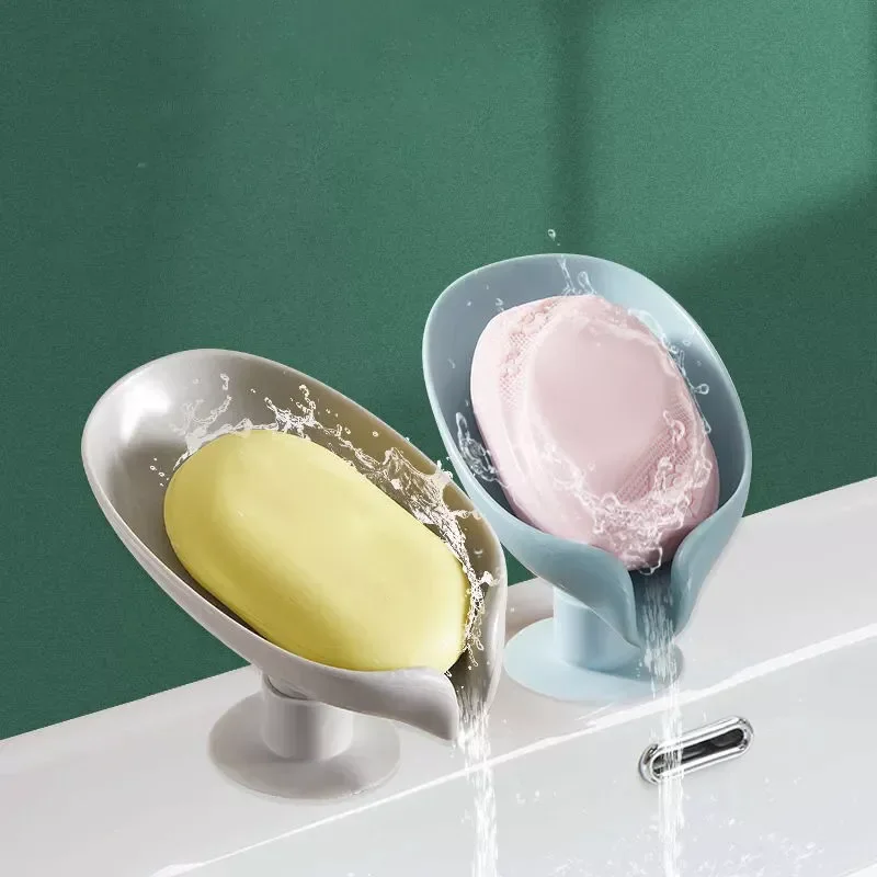New Leaf-Shaped Soap Box Perforated Free Standing Suction Cup Drain Bathroom Storage Soap Rack Laundry Bathroom accessories
New Leaf-Shaped Soap Box Perforated Free Standing Suction Cup Drain Bathroom Storage Soap Rack Laundry Bathroom accessories