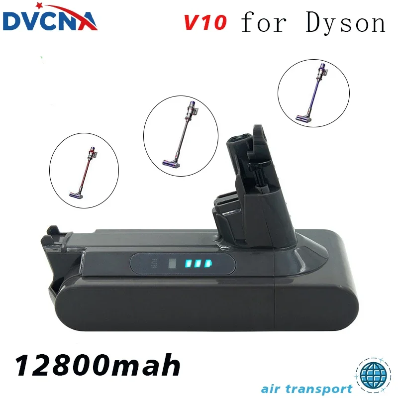 25.2V 12.8AH Li-ion vacuum cleaner Rechargeable battery for Dyson V10 Absolute V10 Fluffy cyclone Motorhead SV12 Lithium Battery
25.2V 12.8AH Li-ion vacuum cleaner Rechargeable battery for Dyson V10 Absolute V10 Fluffy cyclone Motorhead SV12 Lithium Battery