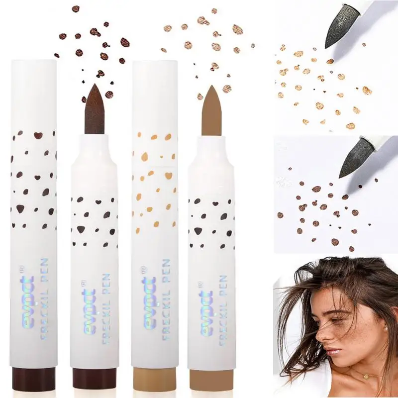 2pcs Freckle Pen Natural Cosmetic Waterproof Face Brown Eyeliner Dot Spot Pen Modified Makeup Cosmetic Dot Spot Pen Make Up Tool
2pcs Freckle Pen Natural Cosmetic Waterproof Face Brown Eyeliner Dot Spot Pen Modified Makeup Cosmetic Dot Spot Pen Make Up Tool