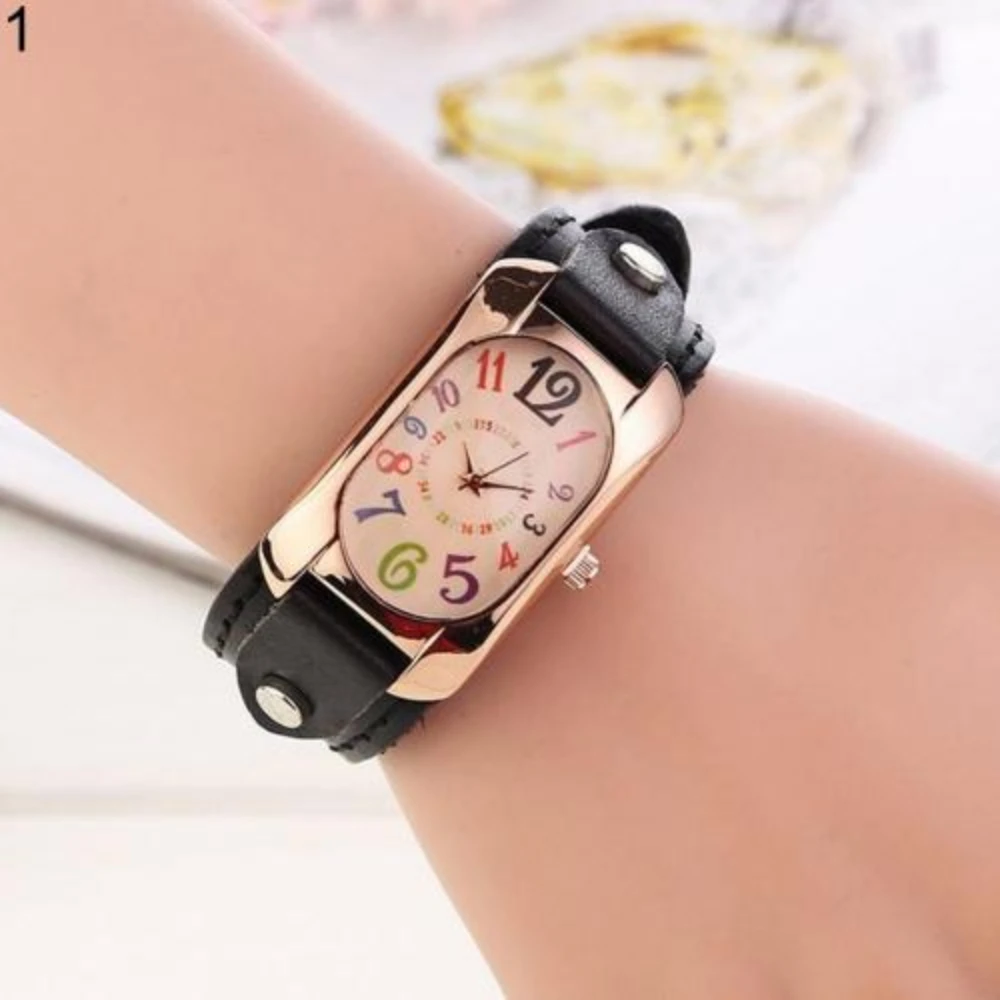 Women Fashion Simple Casual Faux Leather Strap Oblong Case Quartz Wrist Watch Vintage Men's Watch Woman Watch Luxury
Women Fashion Simple Casual Faux Leather Strap Oblong Case Quartz Wrist Watch Vintage Men's Watch Woman Watch Luxury