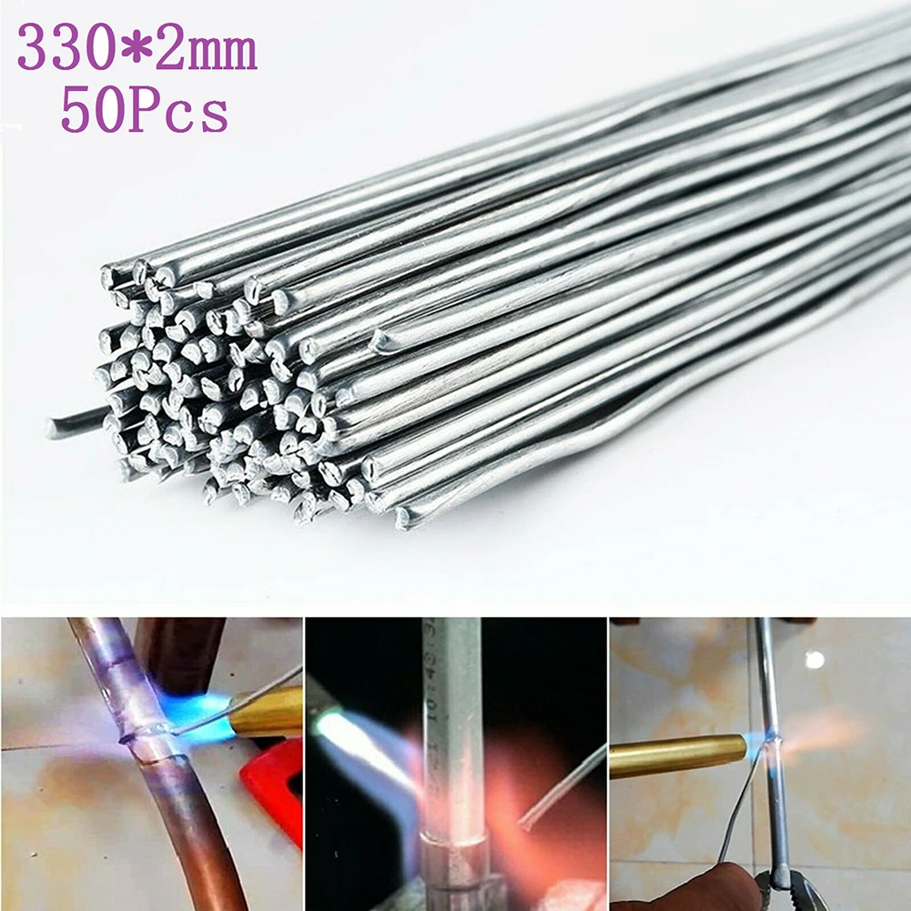 50pcs Low Temperature Easy Melt Aluminum Welding Rods Weld Bars Cored Wire 2mm Rod Solder For Soldering Aluminum No Need Solder
50pcs Low Temperature Easy Melt Aluminum Welding Rods Weld Bars Cored Wire 2mm Rod Solder For Soldering Aluminum No Need Solder