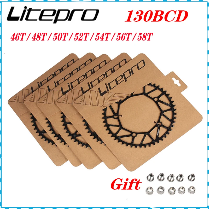 Litepro 130BCD 9 10 11 скоростей полый ЧПУ сплав одинарный диск цепное колесо дорожный складной велосипед цепное колесо 48/50/52/54/56/58T цепное кольцо
Litepro 130BCD 9 10 11 скоростей полый ЧПУ сплав одинарный диск цепное колесо дорожный складной велосипед цепное колесо 48/50/52/54/56/58T цепное кольцо