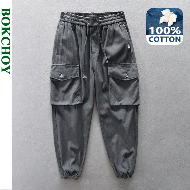 2022 Autumn Winter New Men's Sports Pants Multi-pockets Casual Sweatpants Pure Cotton Comfortable Fashion Loose Trousers AZ611
2022 Autumn Winter New Men's Sports Pants Multi-pockets Casual Sweatpants Pure Cotton Comfortable Fashion Loose Trousers AZ611