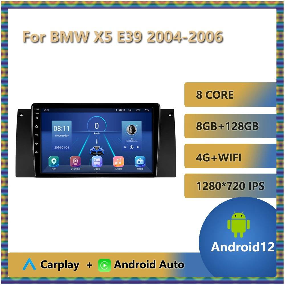 Автомагнитола на Android для автомобилей BMW X5 E39 2004 2005 2006, головное устройство, мультимедийный видеоплеер 4G + WIFI Mirror Link Bluetooth OBD
Автомагнитола на Android для автомобилей BMW X5 E39 2004 2005 2006, головное устройство, мультимедийный видеоплеер 4G + WIFI Mirror Link Bluetooth OBD