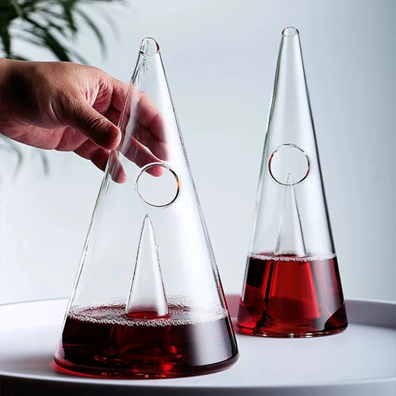 Iceberg Pyramid Shape Wine Pourer Glass Decanter Brandy Decanter Bar Champagne Water Bottle Wine Glass Gift 750ml
Iceberg Pyramid Shape Wine Pourer Glass Decanter Brandy Decanter Bar Champagne Water Bottle Wine Glass Gift 750ml