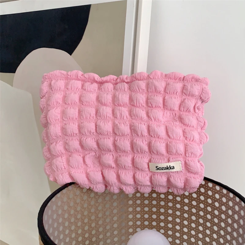 Cute Plaid Women's Cosmetic Bags Portable Girls Makeup Bag Travel Big Storage Handbags Casual Polyester Female Clutch Purse
Cute Plaid Women's Cosmetic Bags Portable Girls Makeup Bag Travel Big Storage Handbags Casual Polyester Female Clutch Purse