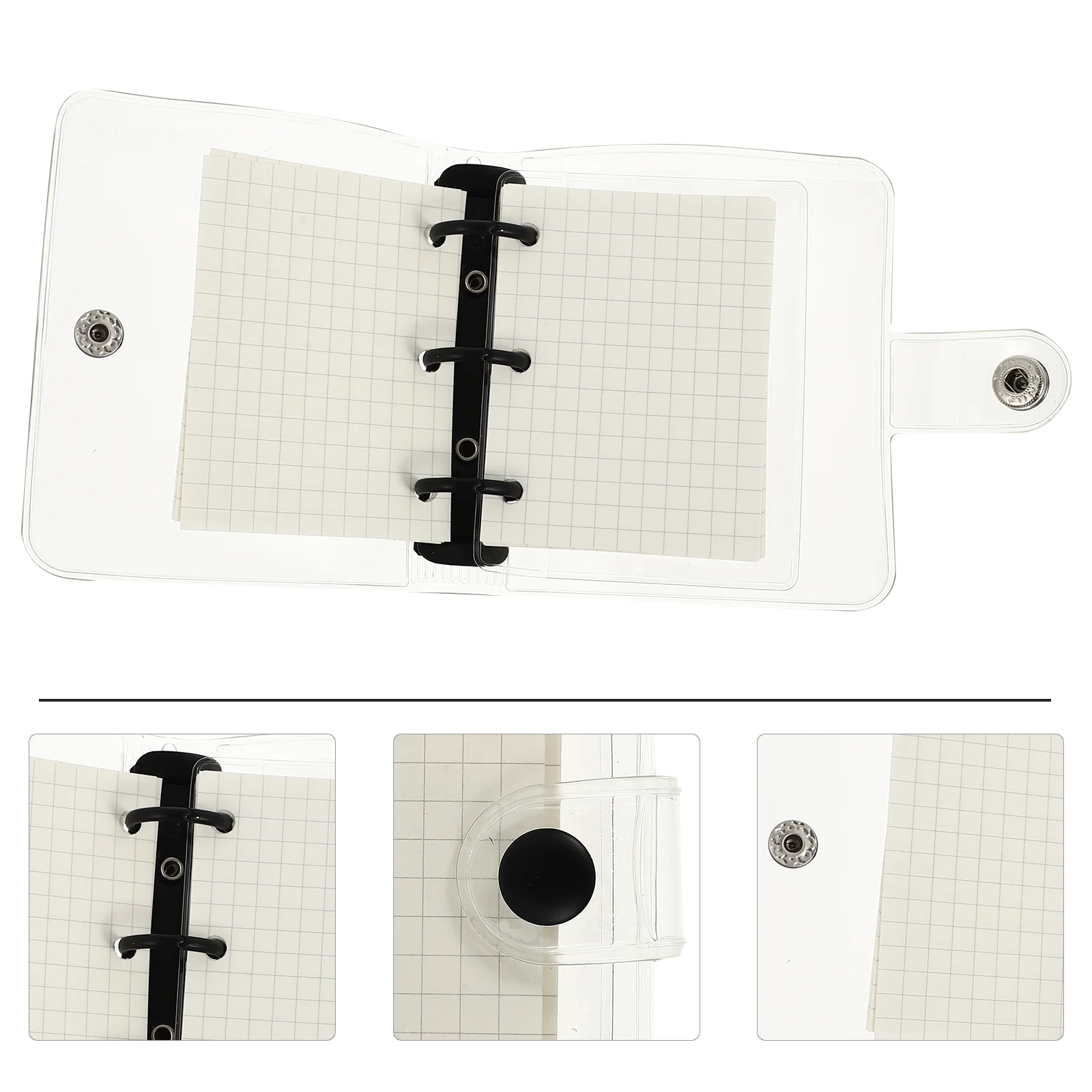 Notebook Books Spiral Cover Notepad Binder Mini Loose Transparent Refillable Journal Wirebound Notebooks Bullet Grid Steno Shell
Notebook Books Spiral Cover Notepad Binder Mini Loose Transparent Refillable Journal Wirebound Notebooks Bullet Grid Steno Shell