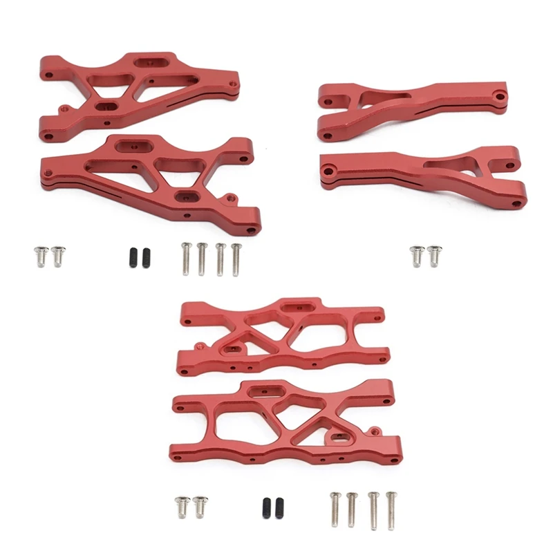 6Pcs Metal Front & Rear Suspension Arm Swing Arms Set for Arrma Mojave 1/7 6S 4WD BLX RC Truck Car Upgrade Parts
6Pcs Metal Front & Rear Suspension Arm Swing Arms Set for Arrma Mojave 1/7 6S 4WD BLX RC Truck Car Upgrade Parts