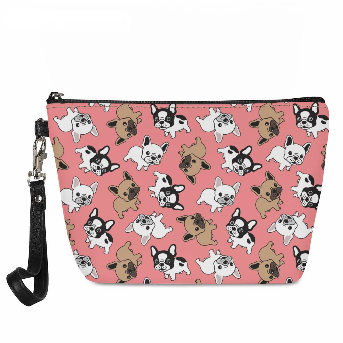 Lady Makeup Bag French Bulldog Pattern Portable Wash Toiletry Pouch Leather Cosmetic Bag Large Capacity Handbag
Lady Makeup Bag French Bulldog Pattern Portable Wash Toiletry Pouch Leather Cosmetic Bag Large Capacity Handbag