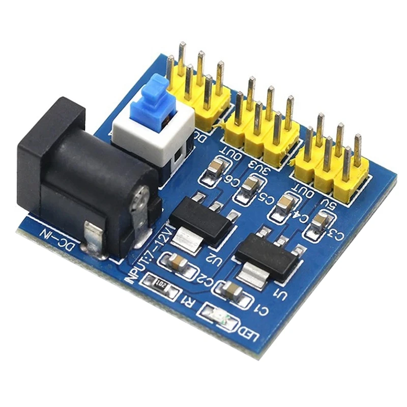 10 шт., модуль питания 3,3 В, 5 В, 12 В, мультивыходной модуль преобразования напряжения, DC-DC 12 В в 3,3 В, 5 В 
10 шт., модуль питания 3,3 В, 5 В, 12 В, мультивыходной модуль преобразования напряжения, DC-DC 12 В в 3,3 В, 5 В