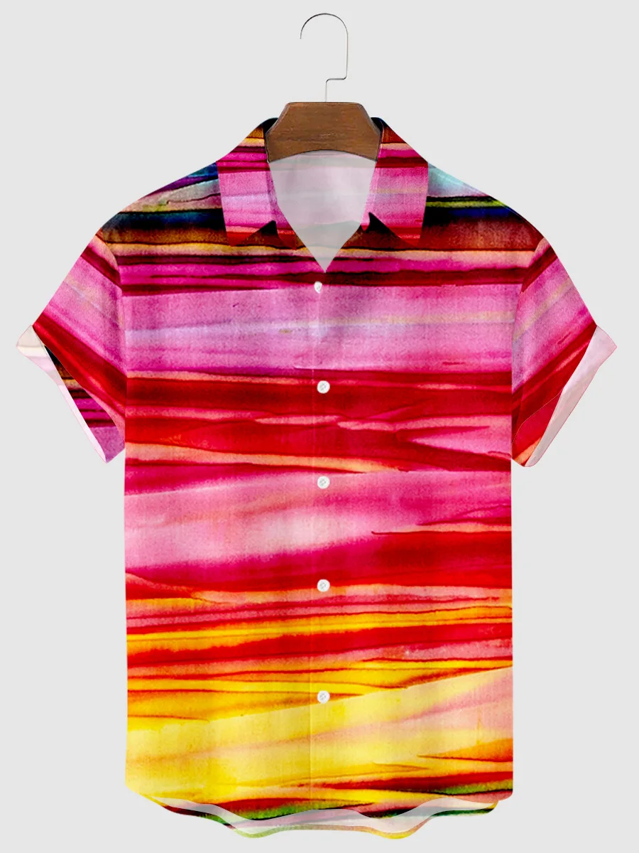 2022 New Cross-border 3 Spray Paint Creative Printing Short-sleeved Striped Printing Summer Break Loose Short-sleeved
2022 New Cross-border 3 Spray Paint Creative Printing Short-sleeved Striped Printing Summer Break Loose Short-sleeved