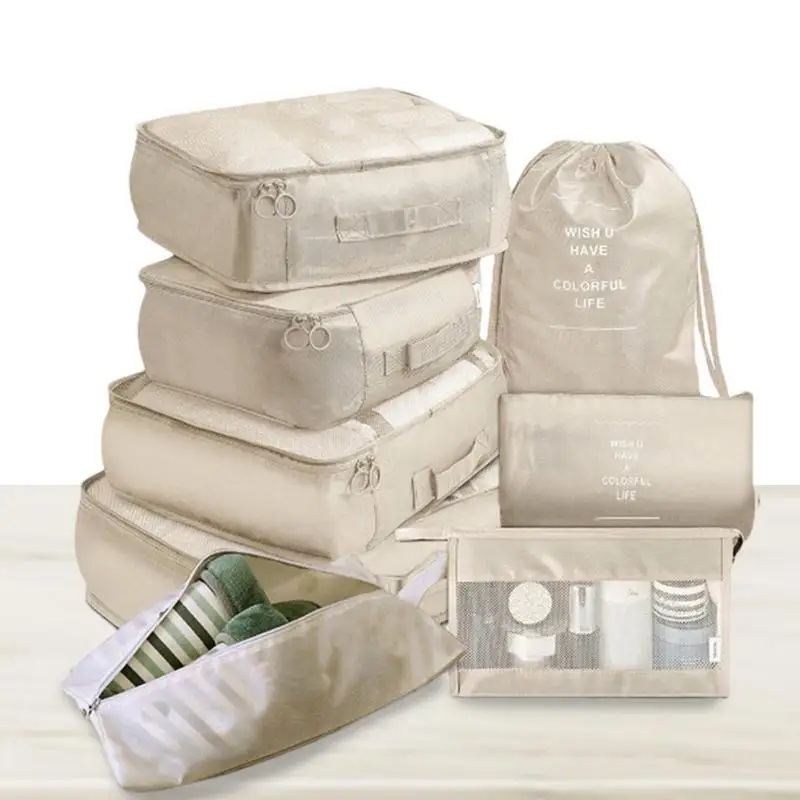 Packing Cubes 8Pcs Travel Suitcase Storage Bag For Women Men Clothes Tidy Organizer Wardrobe Pouch Shoes Case Travel Bag
Packing Cubes 8Pcs Travel Suitcase Storage Bag For Women Men Clothes Tidy Organizer Wardrobe Pouch Shoes Case Travel Bag