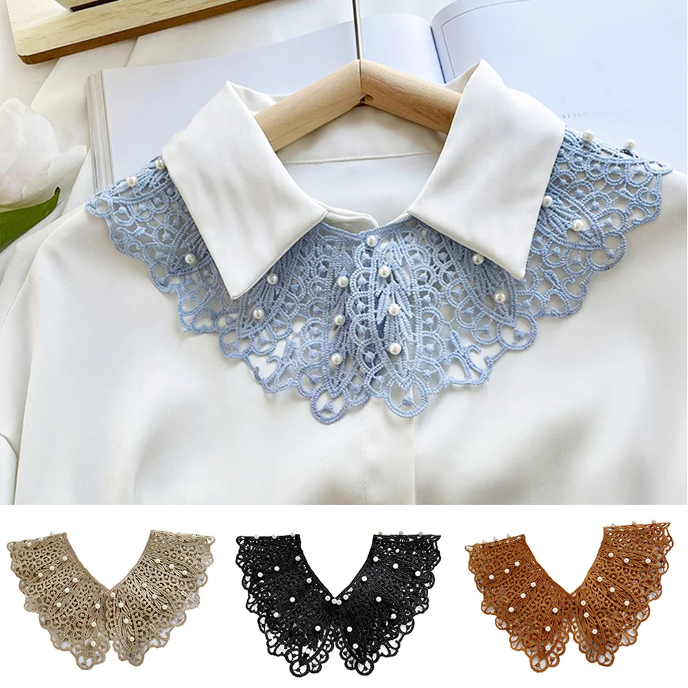 Lace Hollow Detachable Half Shirt Blouse Polyester Neck Ruff Neck Collar Women Fake Collar Mini Cape For Doll Collar Choker
Lace Hollow Detachable Half Shirt Blouse Polyester Neck Ruff Neck Collar Women Fake Collar Mini Cape For Doll Collar Choker