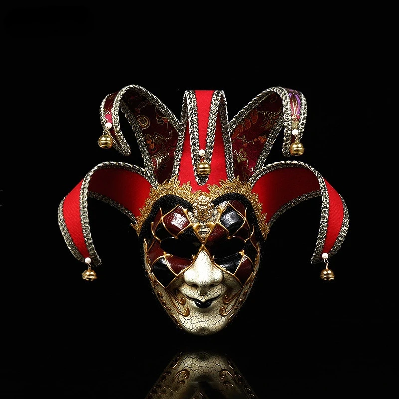

Новая высококачественная Венецианская Маскарадная маска, маска клоуна для Хэллоуина в Европе и США, товары для шоу