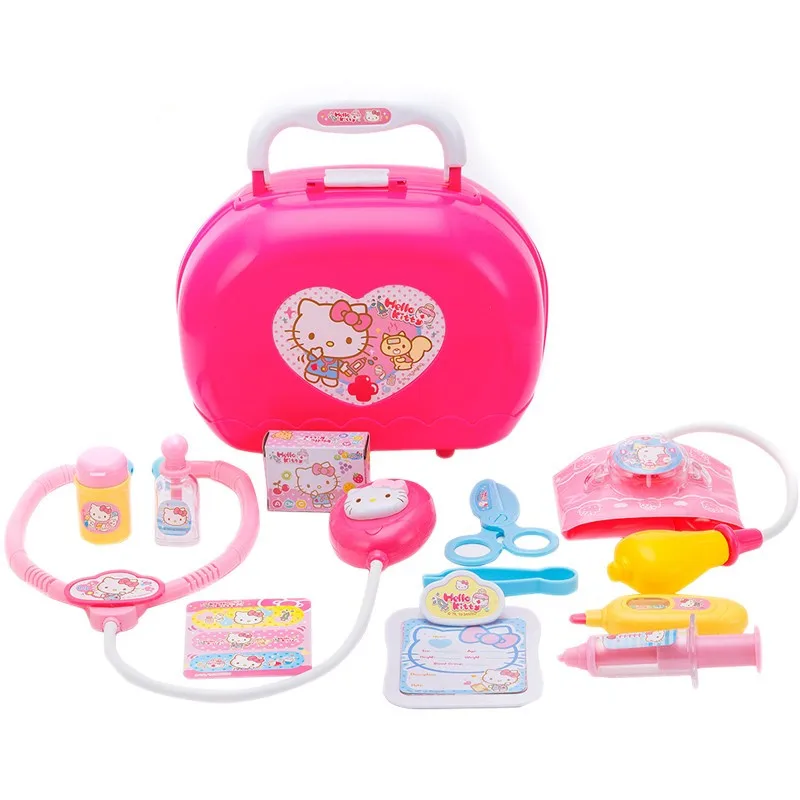 Kawaii Kt Cat Genuine Nurse Box KT50043 Doctor Suit Girl Play Home Injection Simulation Toys Hobbies Holiday Gifts for Children
Kawaii Kt Cat Genuine Nurse Box KT50043 Doctor Suit Girl Play Home Injection Simulation Toys Hobbies Holiday Gifts for Children