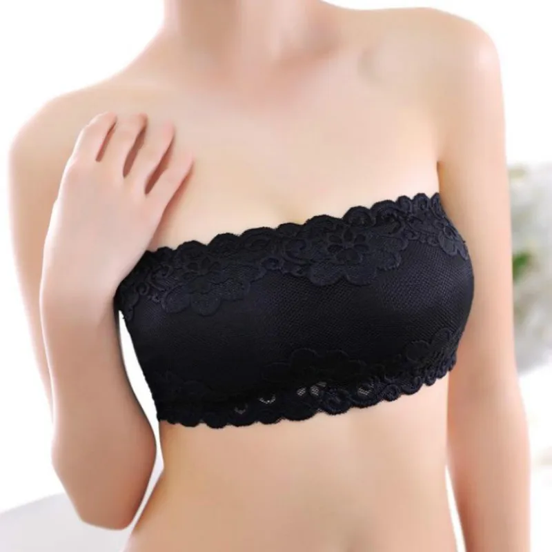 New Solid One Size Lace Floral Full Cup Strapless Wire Free Wrapped Chest Female Bras Without Straps 5 Colors
New Solid One Size Lace Floral Full Cup Strapless Wire Free Wrapped Chest Female Bras Without Straps 5 Colors