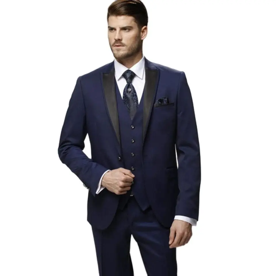 New Classic Men’s Suit Smolking Noivo Terno Slim Fit Easculino Evening Suits For Men Groom Tuxedos navy blue Wedding Prom
New Classic Men’s Suit Smolking Noivo Terno Slim Fit Easculino Evening Suits For Men Groom Tuxedos navy blue Wedding Prom