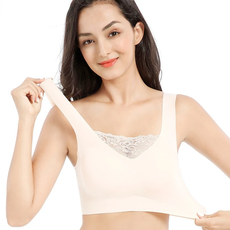 Anti-slip Women Sleep Bra Large Size Sports Bra Tube Top Anti-glare Yoga Underwear No Steel Ring Seamless Anti-glare Sports
Anti-slip Women Sleep Bra Large Size Sports Bra Tube Top Anti-glare Yoga Underwear No Steel Ring Seamless Anti-glare Sports
