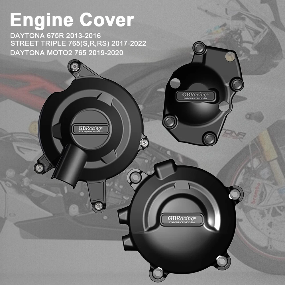 Engine Cover Motorcycle Alternator Clutch Guard For GB Racing For DAYTONA 675R 2013-2016 STREET TRIPLE 765 2017-2022 2020 2021
Engine Cover Motorcycle Alternator Clutch Guard For GB Racing For DAYTONA 675R 2013-2016 STREET TRIPLE 765 2017-2022 2020 2021