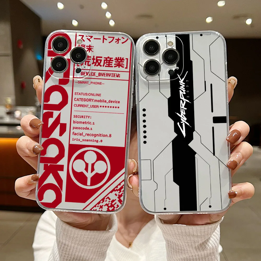 Cyberpunks Phone Case For iphone 14 12 13 11 XS Pro Max Mini X XR 6 6S 7 8 Plus SE 2020 Soft Silicone Transparent Capa
Cyberpunks Phone Case For iphone 14 12 13 11 XS Pro Max Mini X XR 6 6S 7 8 Plus SE 2020 Soft Silicone Transparent Capa