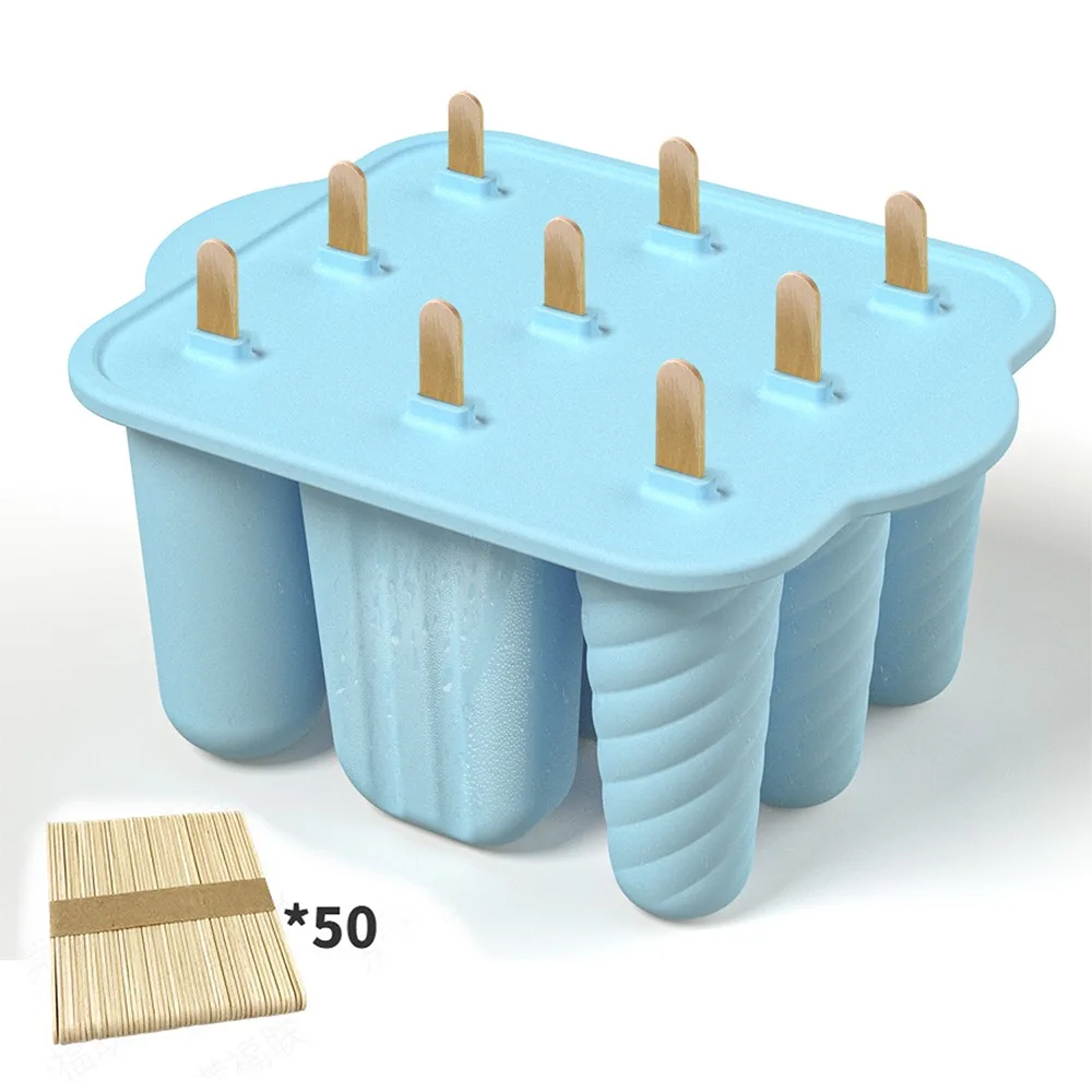 Силиконовые формы для мороженого 9 штук
Силиконовые формы для мороженого 9 штук