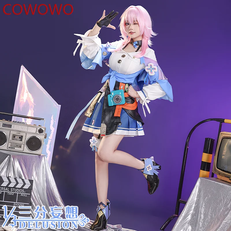 COWOWO аниме Honkai: звезда рельс 7 марта костюм для игры элегантный милый стиль Хэллоуин искусственная кожа женский наряд для ролевых игр
COWOWO аниме Honkai: звезда рельс 7 марта костюм для игры элегантный милый стиль Хэллоуин искусственная кожа женский наряд для ролевых игр