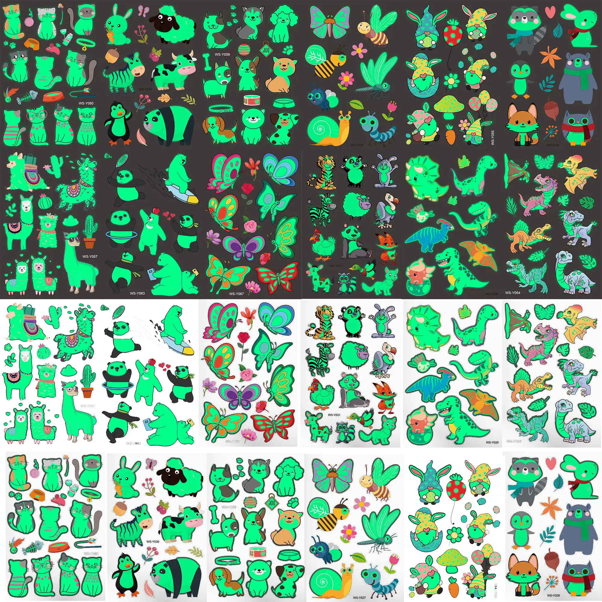 Luminous Cat Temporary Tattoos For Girls Teens Glow In Dark Panda Polar Bear Fake Tattoo Sticker Boys Arm Dinosaur Bee Tatoos
Luminous Cat Temporary Tattoos For Girls Teens Glow In Dark Panda Polar Bear Fake Tattoo Sticker Boys Arm Dinosaur Bee Tatoos
