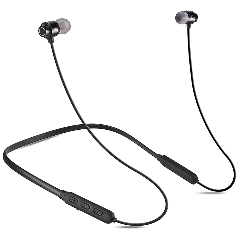 Bluetooth Headphones V5.1 Magnetic Neckband Earbuds With Microphone Auto Pairing 12H Playtime HD Sound Stereo Bass
Bluetooth Headphones V5.1 Magnetic Neckband Earbuds With Microphone Auto Pairing 12H Playtime HD Sound Stereo Bass